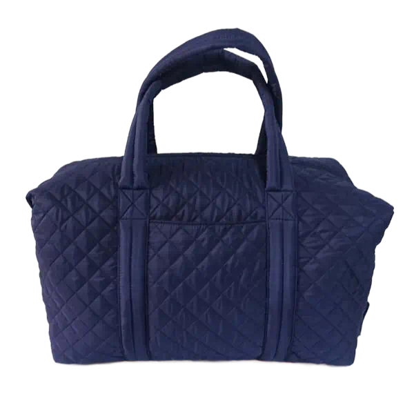 Women men polyester quilting weekend travel bag